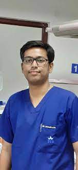 Dr. Debabrata Nandi, child heart specialist, at his clinic